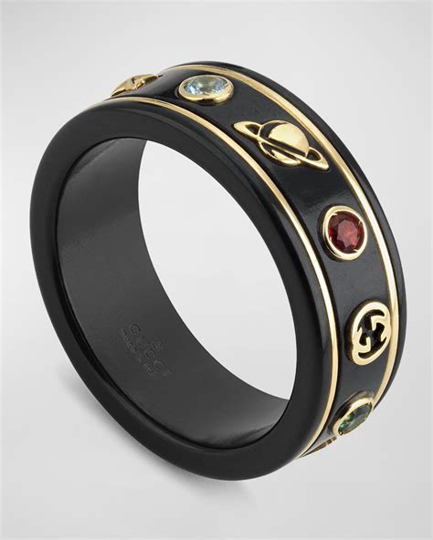 gucci icon ring with planets|gucci iconic ring.